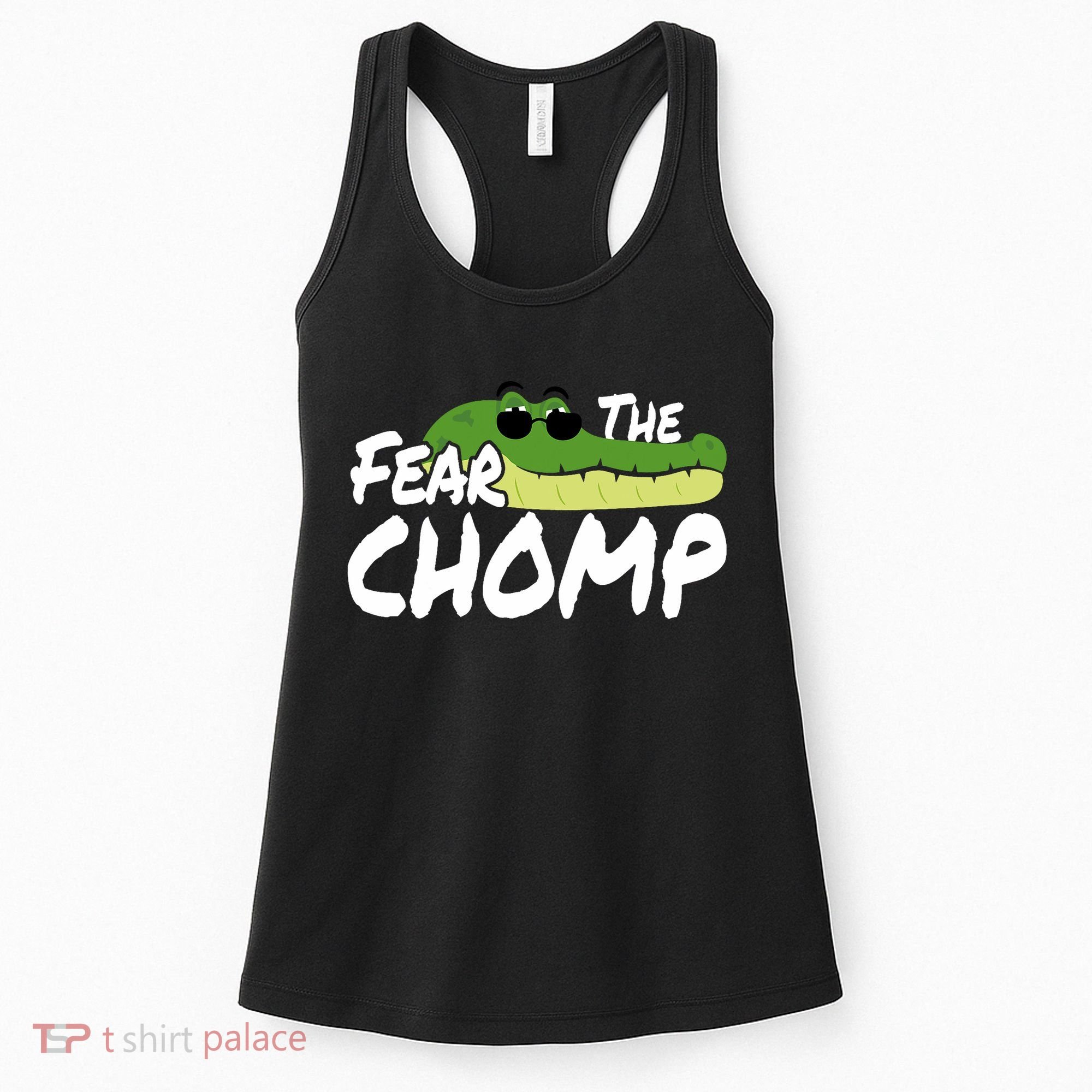 Gator Mascot Back To School Fear The Chomp Florida Game Women's Tank Top