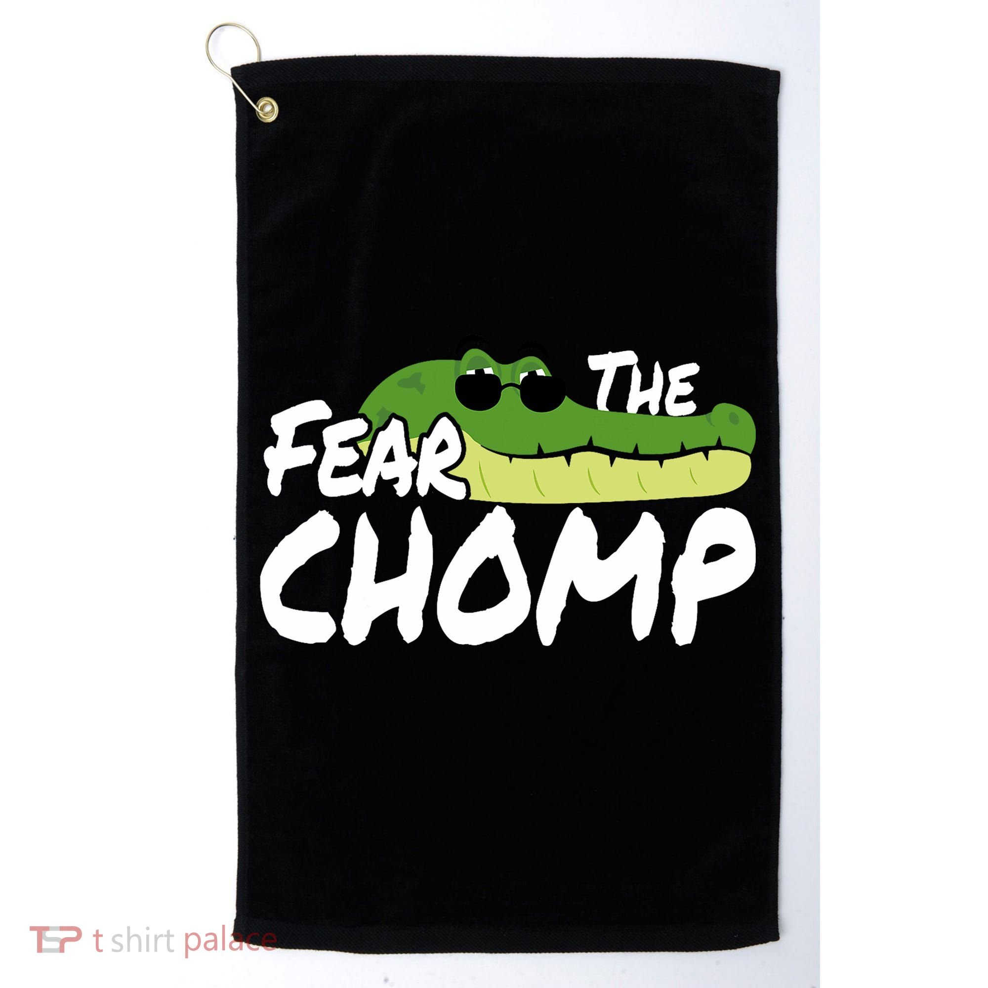 Gator Mascot Back To School Fear The Chomp Florida Game Golf Towel