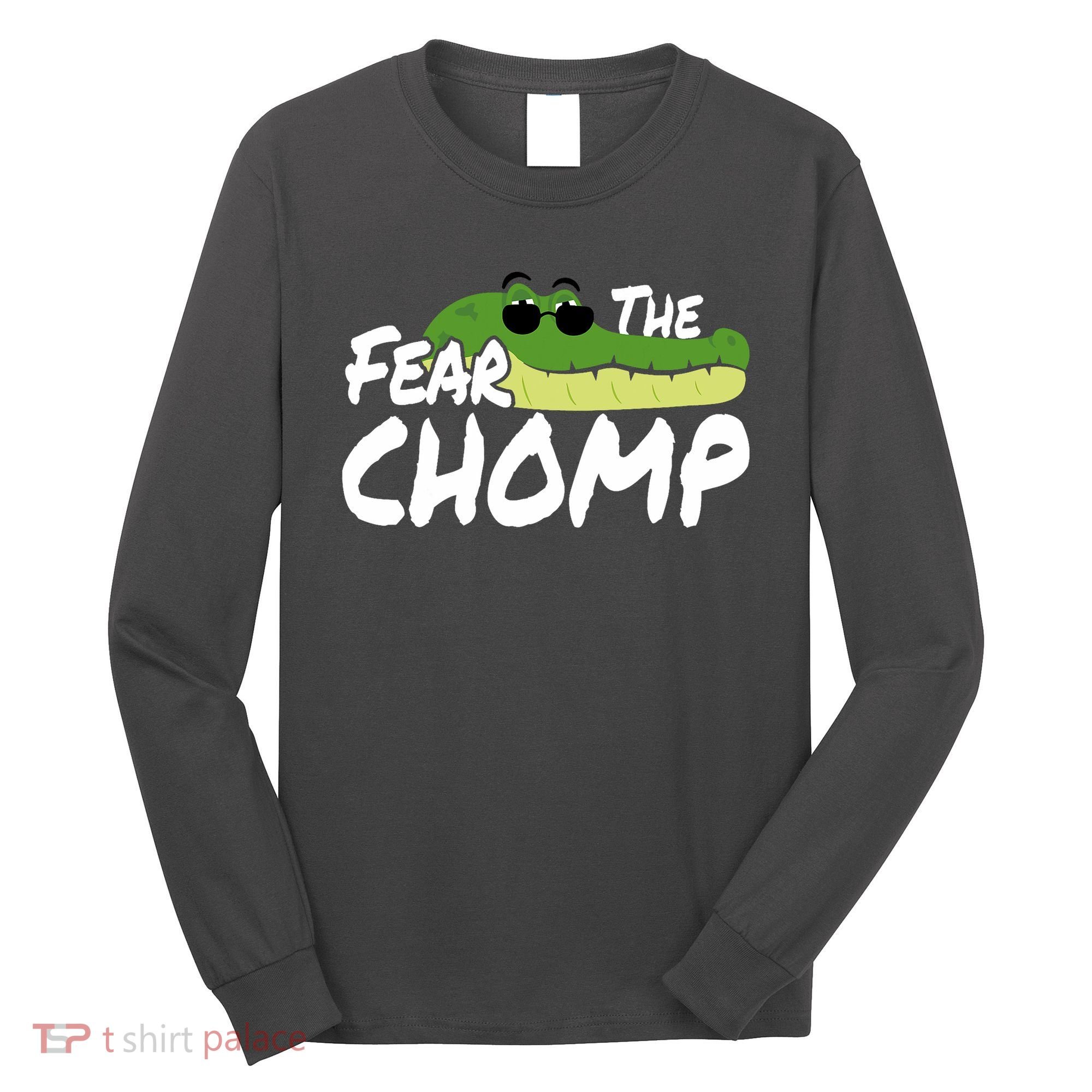 Gator Mascot Back To School Fear The Chomp Florida Game Long Sleeve Shirt