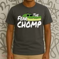 Gator Mascot Back To School Fear The Chomp Florida Game T-Shirt thumb 3