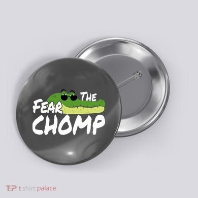 Gator Mascot Back To School Fear The Chomp Florida Game Button