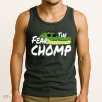 Gator Mascot Back To School Fear The Chomp Florida Game Tank Top thumb 3