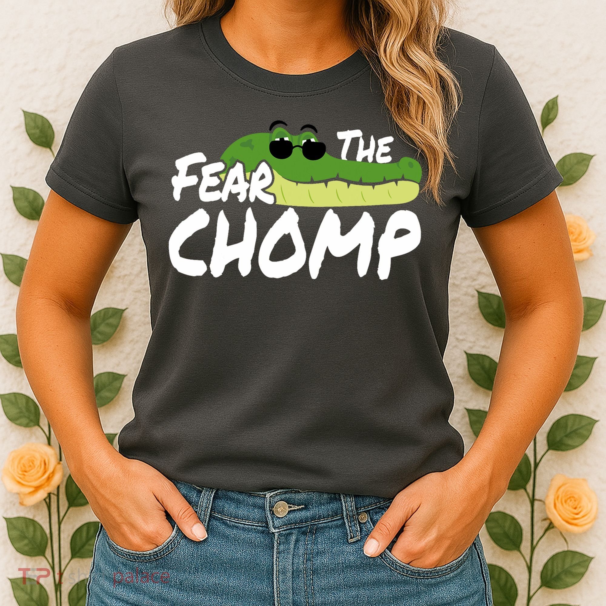 Gator Mascot Back To School Fear The Chomp Florida Game Women's T-Shirt