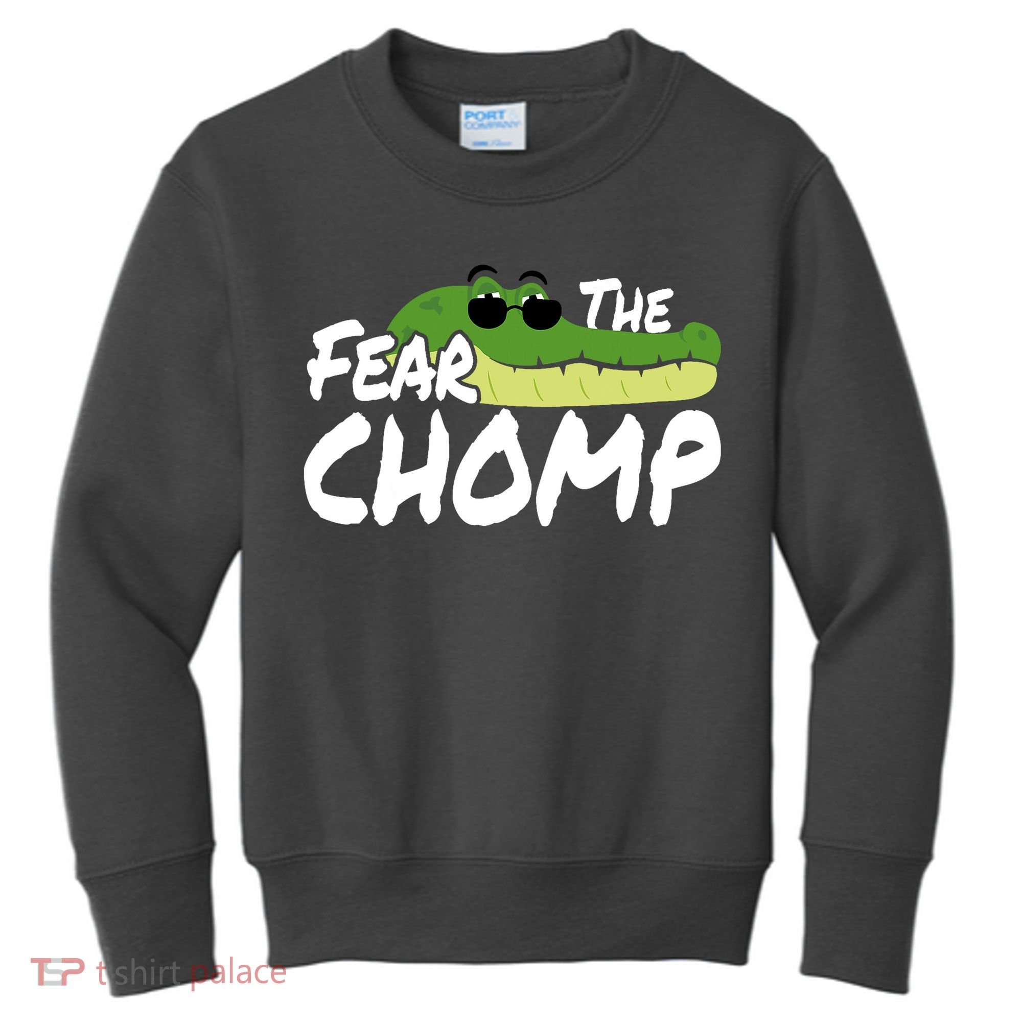 Gator Mascot Back To School Fear The Chomp Florida Game Kids Sweatshirt