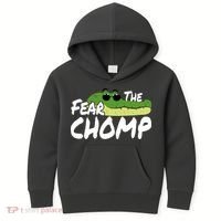 Gator Mascot Back To School Fear The Chomp Florida Game Kids Hoodie thumb 0