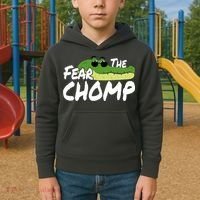 Gator Mascot Back To School Fear The Chomp Florida Game Kids Hoodie thumb 2