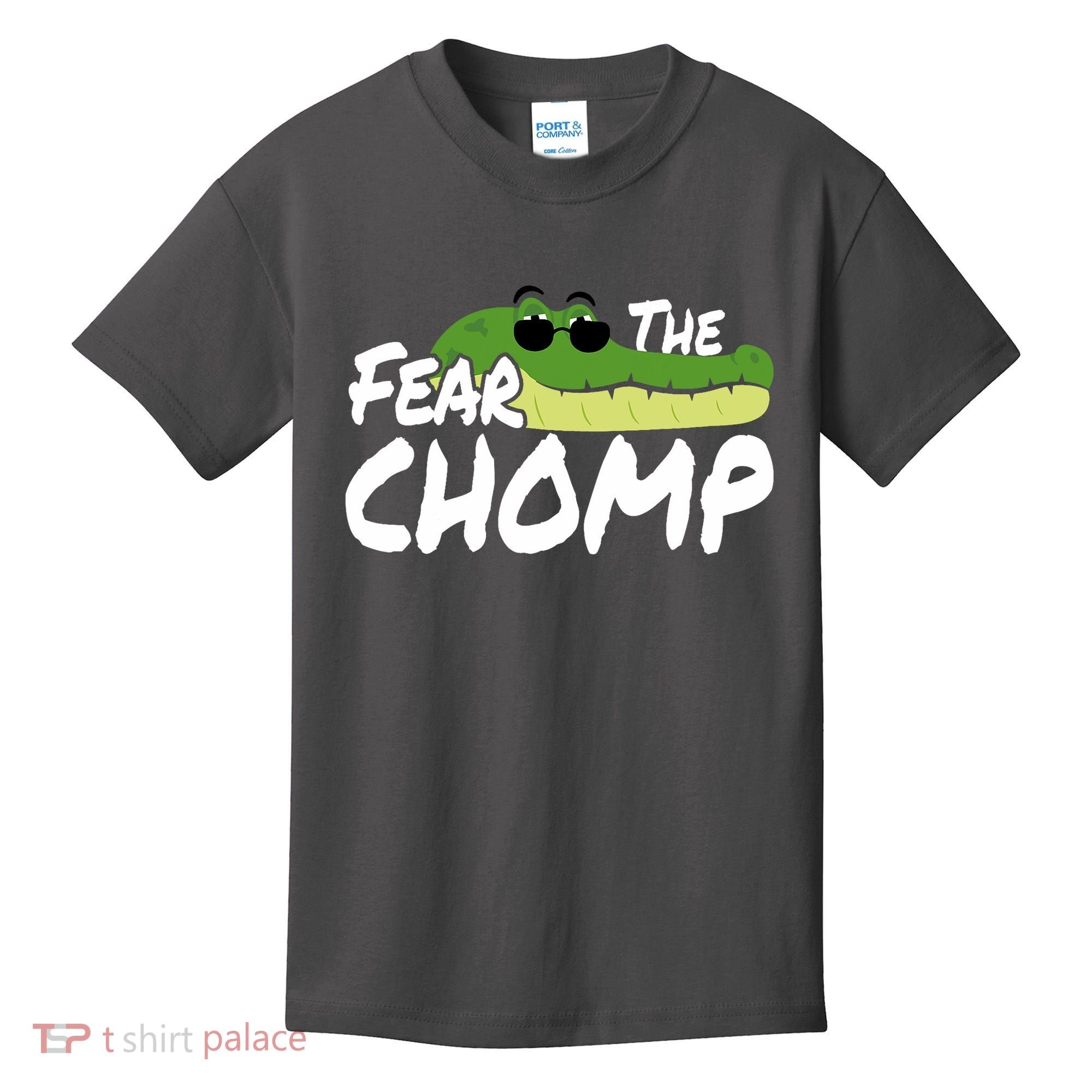 Gator Mascot Back To School Fear The Chomp Florida Game Kids T-Shirt