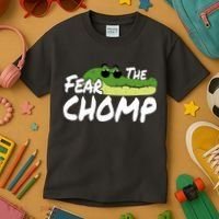 Gator Mascot Back To School Fear The Chomp Florida Game Kids T-Shirt thumb 3