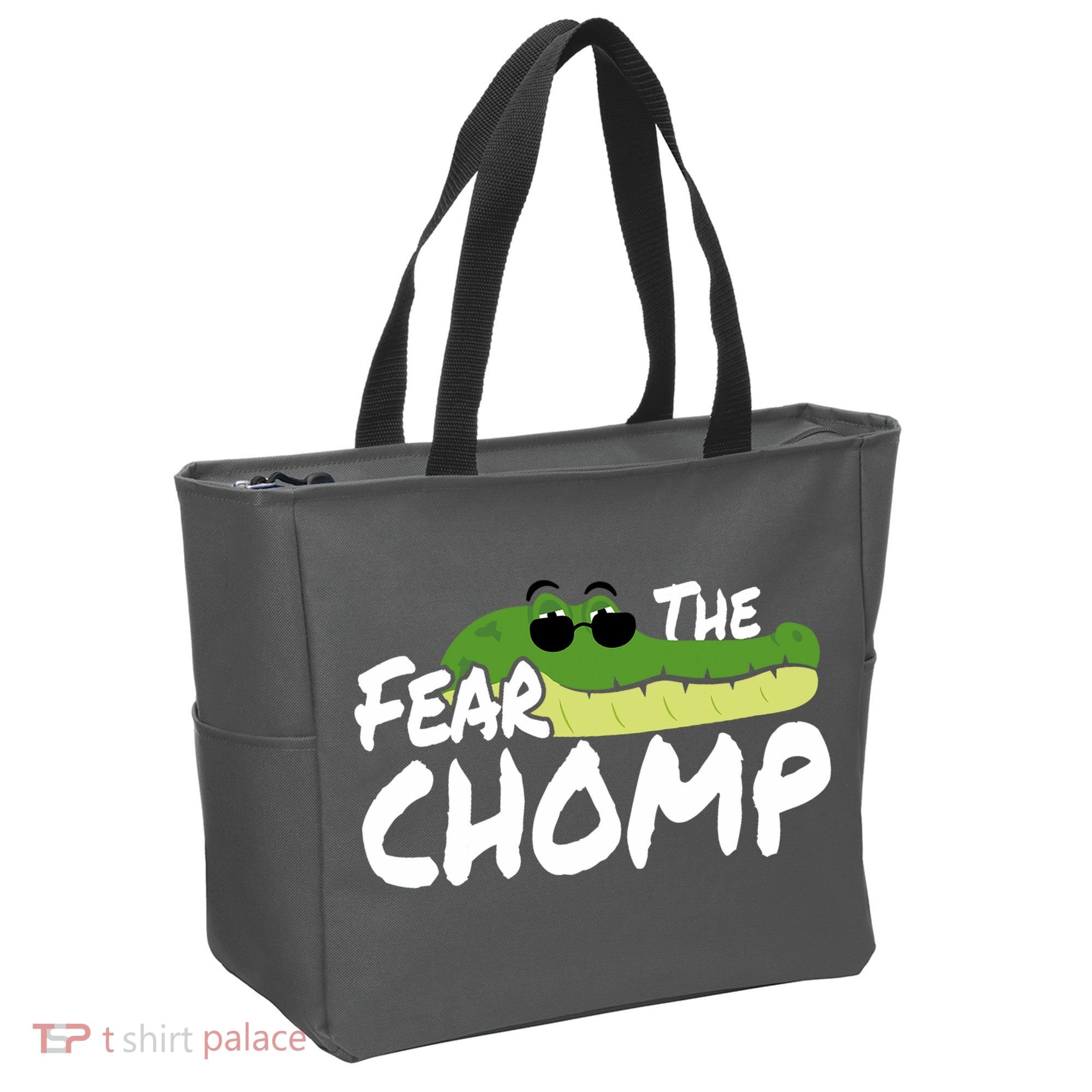 Gator Mascot Back To School Fear The Chomp Florida Game Tote Bag