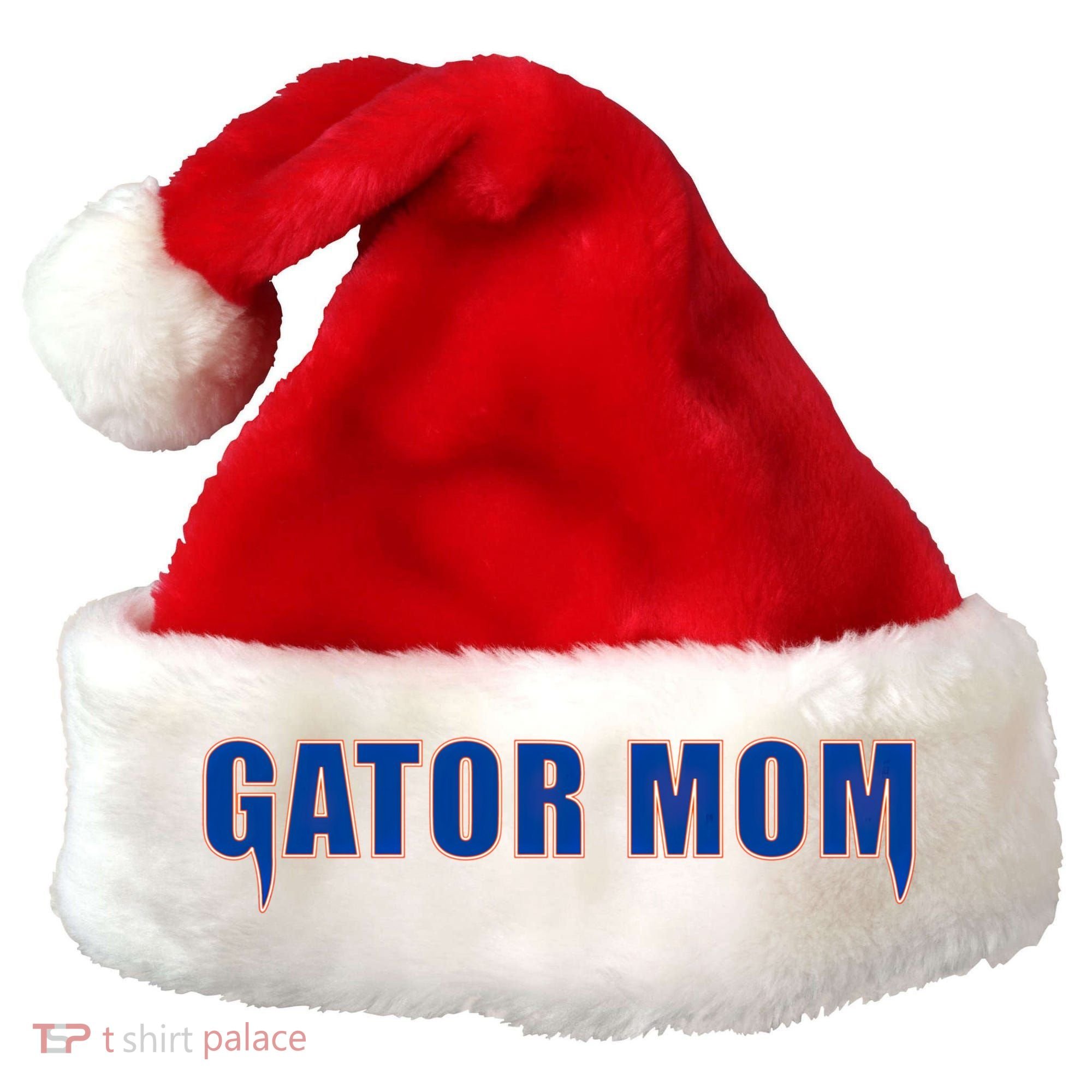 Gator Mom College Football Gift Santa Hat