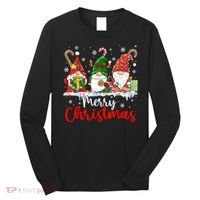 Gnomes Merry Christmas Light Family Gnome Xmas Long Sleeve Shirt thumb 0
