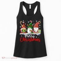 Gnomes Merry Christmas Light Family Gnome Xmas Women's Tank Top thumb 0