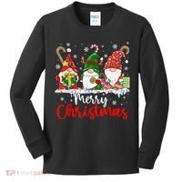 Gnomes Merry Christmas Light Family Gnome Xmas Kids Long Sleeve Shirt thumb 0