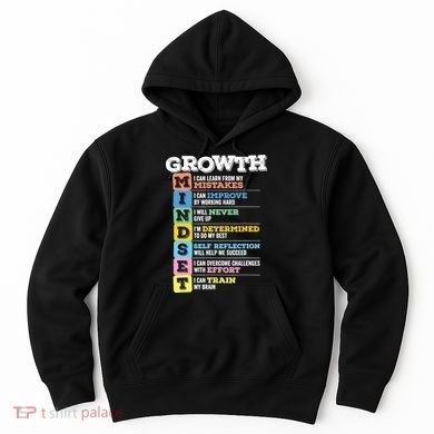 Growth Mindset Classroom Brain Motivation Entrepreneur Hoodie