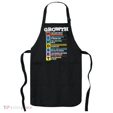 Growth Mindset Classroom Brain Motivation Entrepreneur Apron