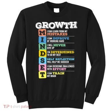 Growth Mindset Classroom Brain Motivation Entrepreneur Sweatshirt