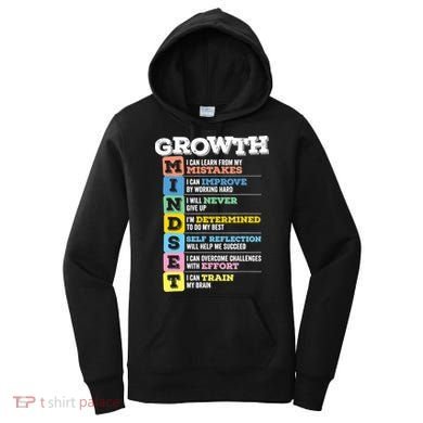 Growth Mindset Classroom Brain Motivation Entrepreneur Women's Hoodie