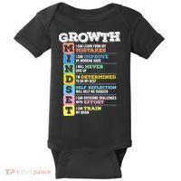 Growth Mindset Classroom Brain Motivation Entrepreneur Baby Bodysuit thumb 0