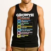 Growth Mindset Classroom Brain Motivation Entrepreneur Tank Top thumb 3
