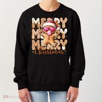 Gingerbread Merry Christmas Cute And Funny Women's Sweatshirt thumb 0
