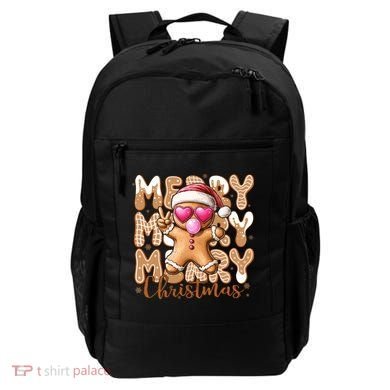 Gingerbread Merry Christmas Cute And Funny Backpack