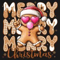 Gingerbread Merry Christmas Cute And Funny Toddler Hoodie thumb 2