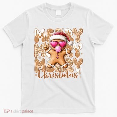 Gingerbread Merry Christmas Cute And Funny T-Shirt