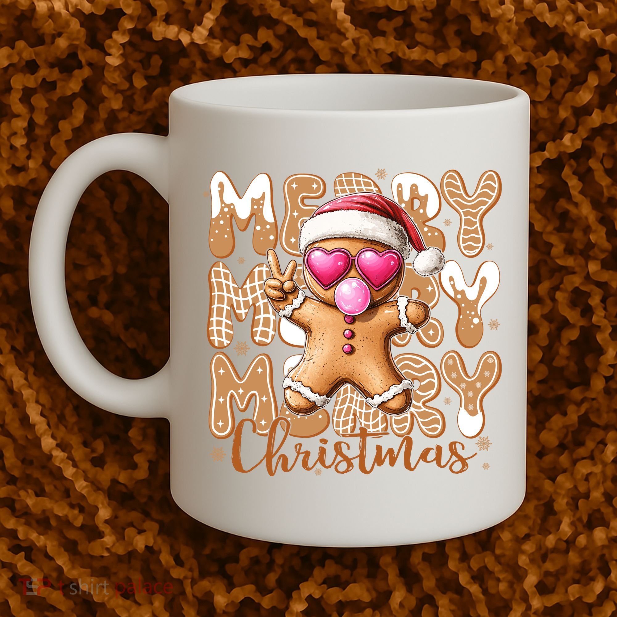 Gingerbread Merry Christmas Cute And Funny Coffee Mug