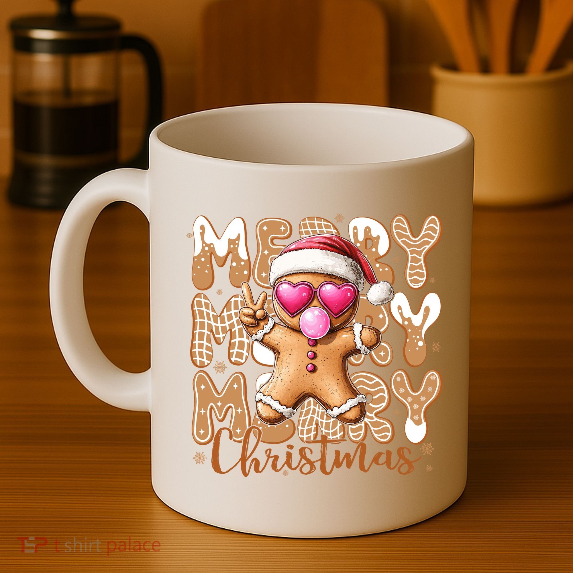 Gingerbread Merry Christmas Cute And Funny Coffee Mug