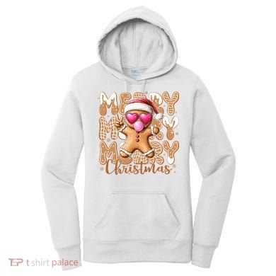 Gingerbread Merry Christmas Cute And Funny Women's Hoodie
