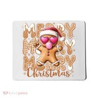 Gingerbread Merry Christmas Cute And Funny Mousepad thumb 0