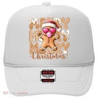 Gingerbread Merry Christmas Cute And Funny Hat thumb 0