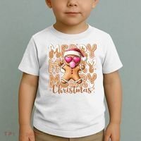Gingerbread Merry Christmas Cute And Funny Toddler T-Shirt thumb 2