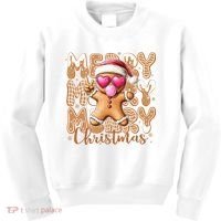 Gingerbread Merry Christmas Cute And Funny Kids Sweatshirt thumb 0