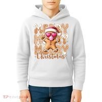 Gingerbread Merry Christmas Cute And Funny Kids Hoodie thumb 4