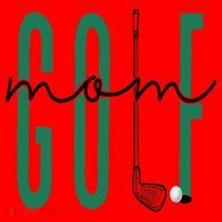 Golf Mom Crewneck Mothers Day Master Golf Girl Santa Hat thumb 1