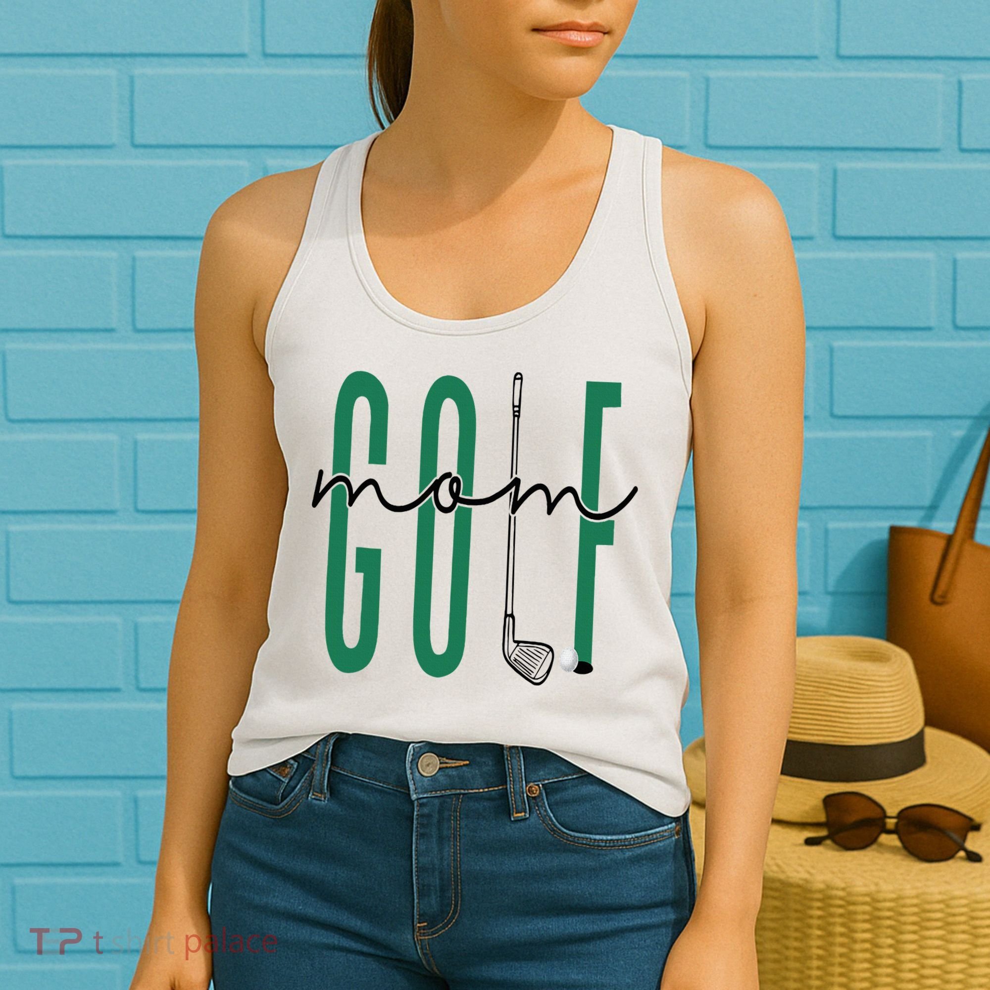Golf Mom Crewneck Mothers Day Master Golf Girl Women's Tank Top