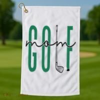 Golf Mom Crewneck Mothers Day Master Golf Girl Golf Towel thumb 1