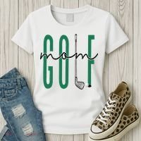 Golf Mom Crewneck Mothers Day Master Golf Girl Women's T-Shirt thumb 3