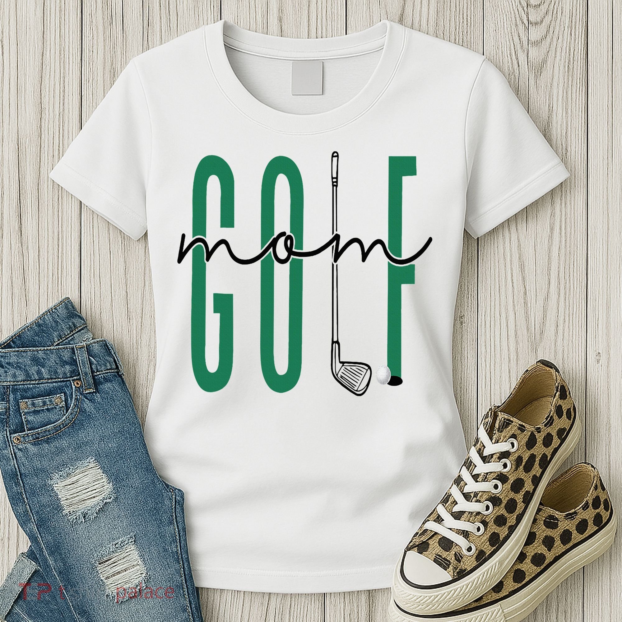 Golf Mom Crewneck Mothers Day Master Golf Girl Women's T-Shirt