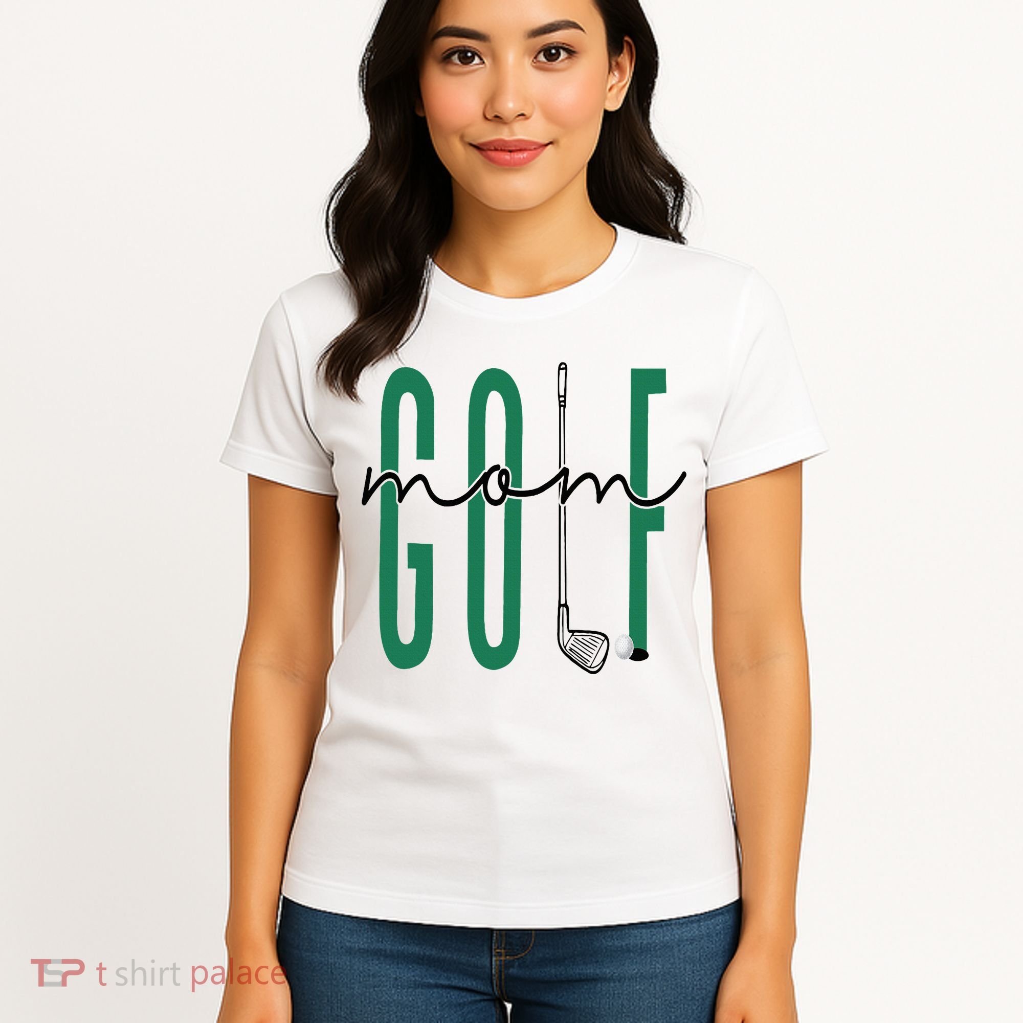 Golf Mom Crewneck Mothers Day Master Golf Girl Women's T-Shirt