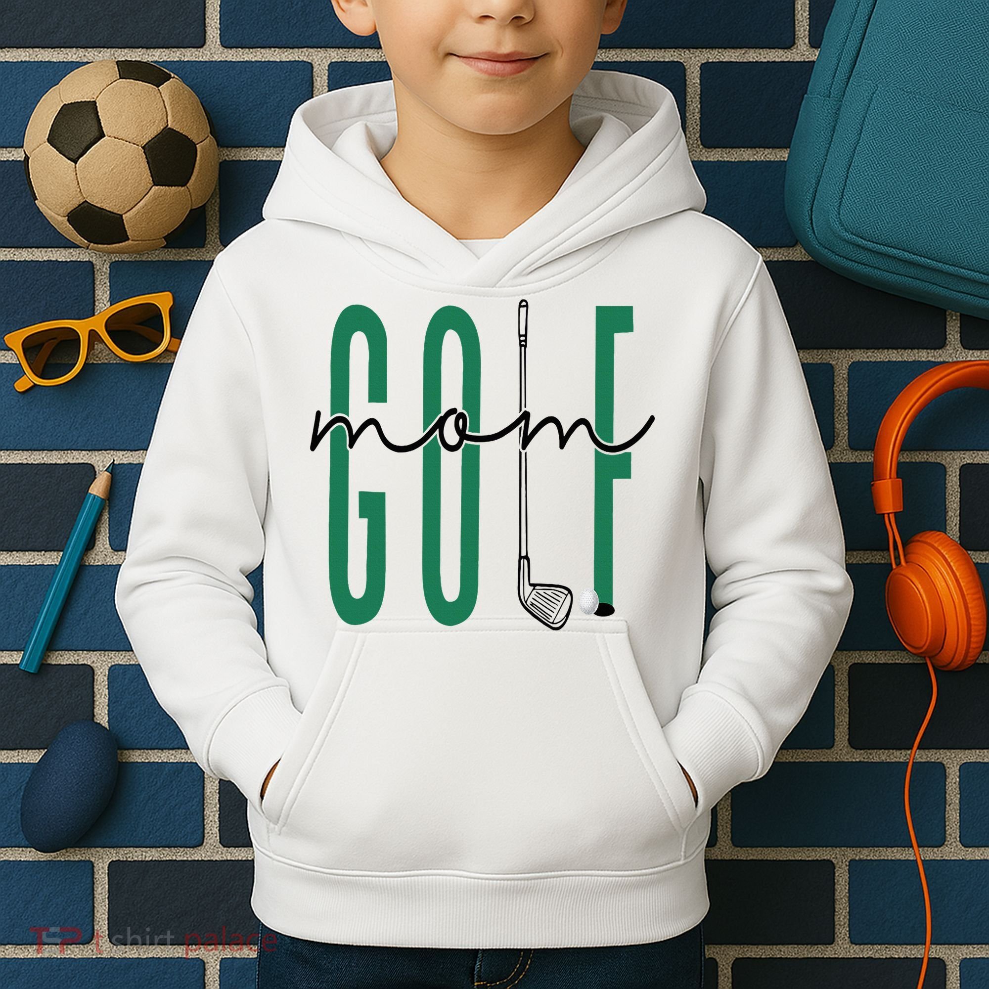Golf Mom Crewneck Mothers Day Master Golf Girl Kids Hoodie