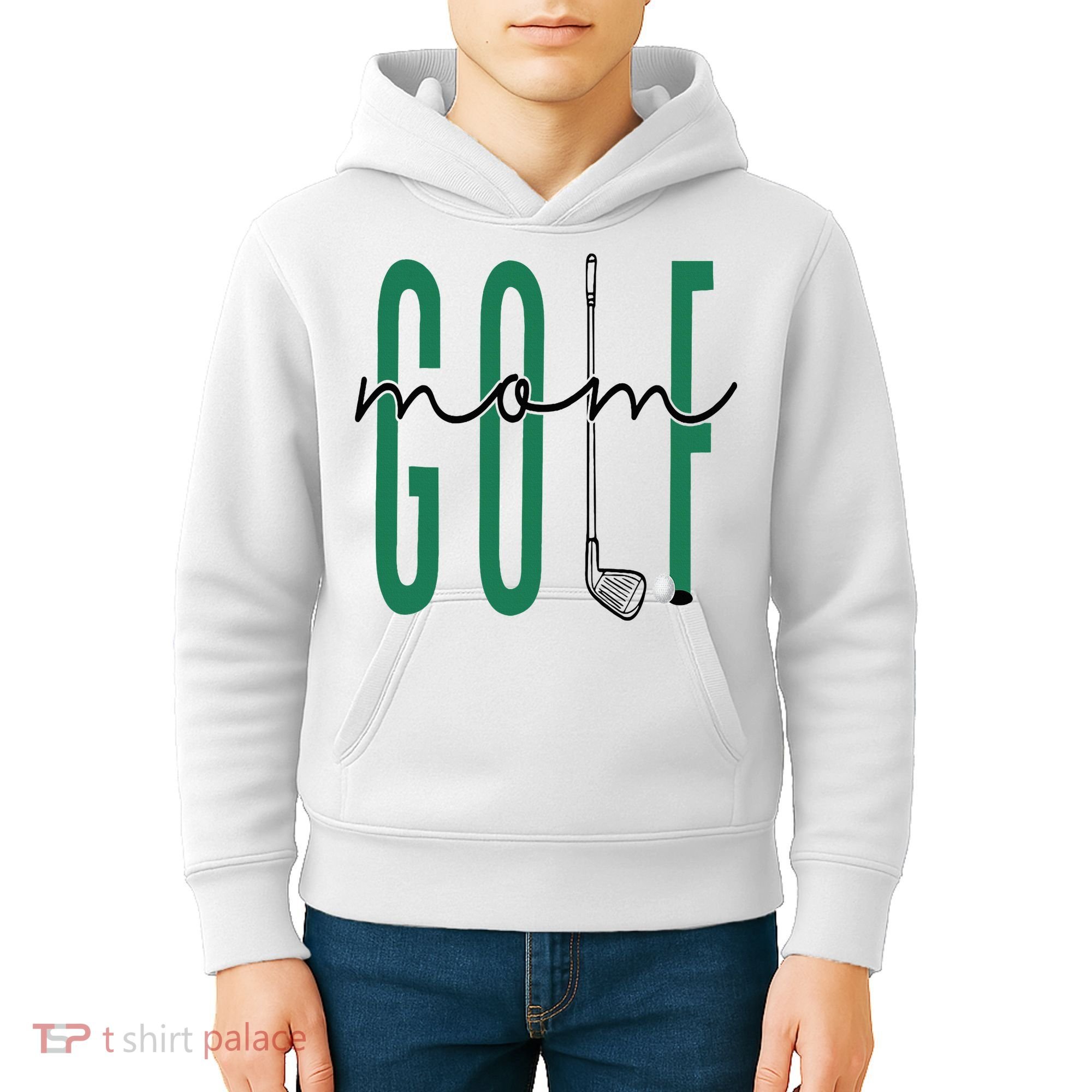 Golf Mom Crewneck Mothers Day Master Golf Girl Kids Hoodie