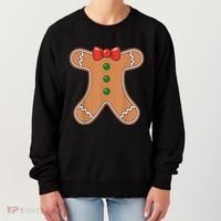 Gingerbread Man Cookie Costume Women's Sweatshirt thumb 0