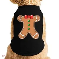 Gingerbread Man Cookie Costume Doggie Tank thumb 0
