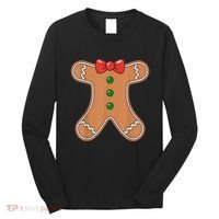 Gingerbread Man Cookie Costume Long Sleeve Shirt thumb 0