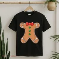 Gingerbread Man Cookie Costume T-Shirt thumb 2