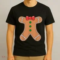 Gingerbread Man Cookie Costume T-Shirt thumb 3