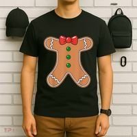 Gingerbread Man Cookie Costume T-Shirt thumb 6
