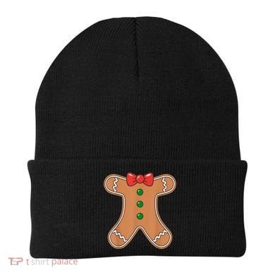Gingerbread Man Cookie Costume Beanie